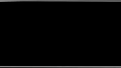 Animated black background with simple white frame and subtle lines Stock Footage 297447001