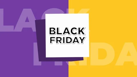 Animated black Friday background promotion Stock Footage 120836651