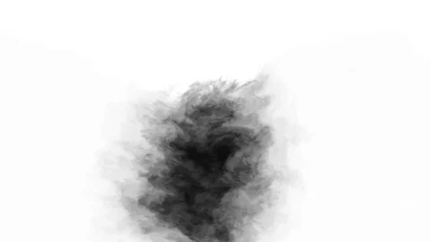 Animated Black Ink Transtion Stockbeeldmateriaal 100502881