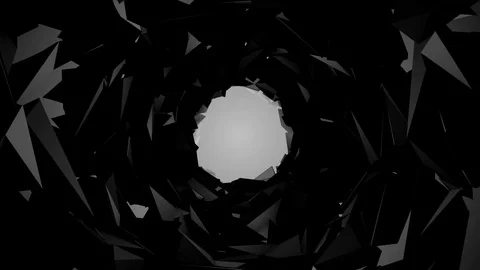 Animated Black Low Poly Abstract Background 스톡 동영상 91318721