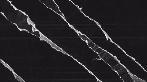Animated black paper tearing transitions revealing background Stock Footage 324876053