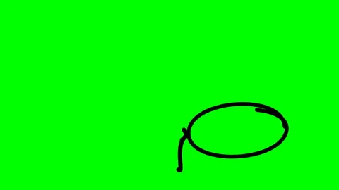 Animated Black Top-Down Arrow Circle Callout Green Screen Motion Overlay Stock-Footage 347447602