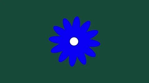 Animated blossoming repeated pattern. Vintage springtime. Color cartoon style Stock Footage 237909511