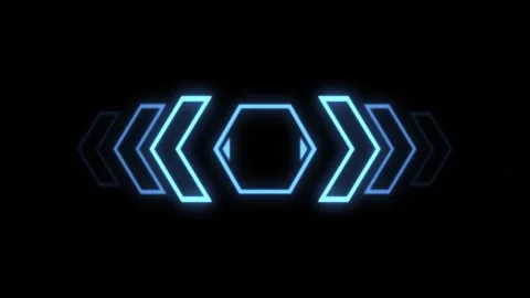 Animated blue arrows Stock Footage 243310078