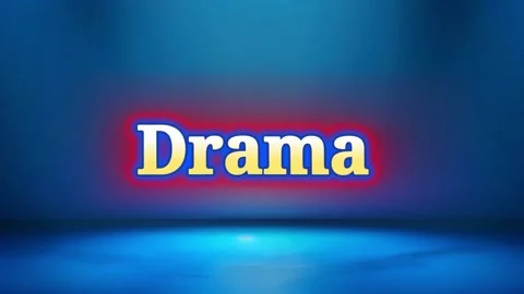 Animated blue background with glowing yellow text label moving across screen Stock Footage 343817545