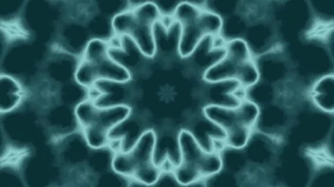 Animated Blue Background. Kaleidoscope Stock Footage 75862304