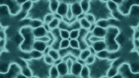 Animated Blue Background. Kaleidoscope Stock Footage 75864162