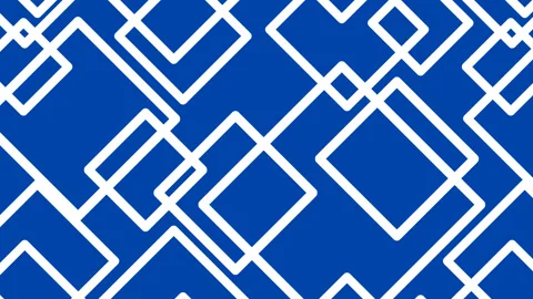 Animated blue background with rhombus nice outline. Stock Footage 313415870