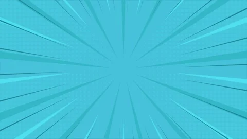 Animated blue cartoon comic background with pop art and halftone gradations Stock Footage 315140427
