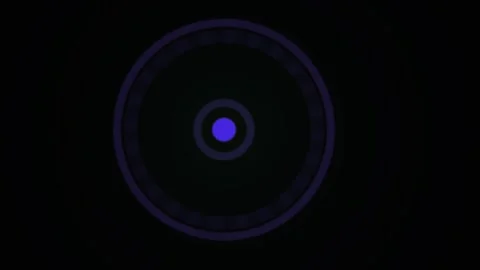 Animated blue circular graphic elements. Stock Footage 334682709