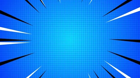 Animated Blue Comic Halftone Background Stock Footage 318257650