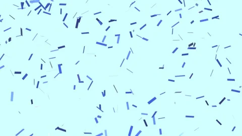 Animated Blue Confetti Falling Down. 스톡 동영상 290522409