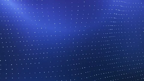 Animated blue dotted grid, abstract background for presentation, dot matrix Stock-Footage 309106369