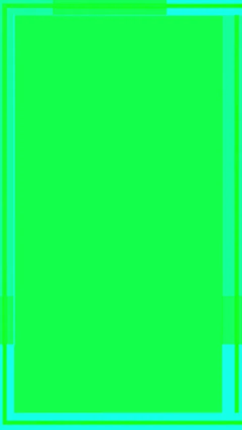 Animated Blue Frame on Green Screen Vertical Background for Reels and Stories Stock Footage 326160207