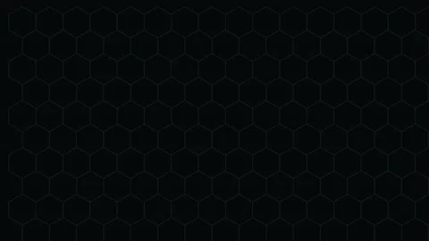 Animated blue hexagonal molecular pattern on dark background 動画素材 344512328