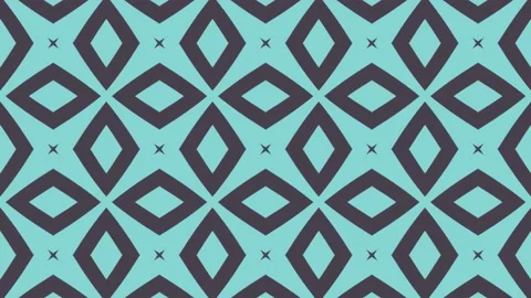 Animated Blue Kaleida Pattern Background Stock Footage 159206329