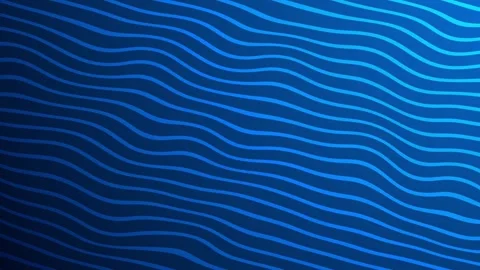 Animated Blue Line Flow Looping Background. Video stock 303397306