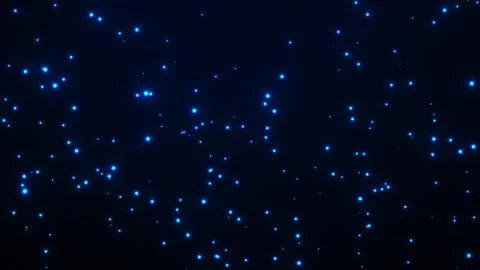 Animated blue particles Stock Footage 302516408