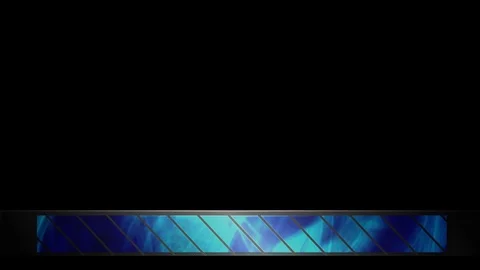 Animated Blue Plasma Lower Third - 026 Stock Footage 80827617