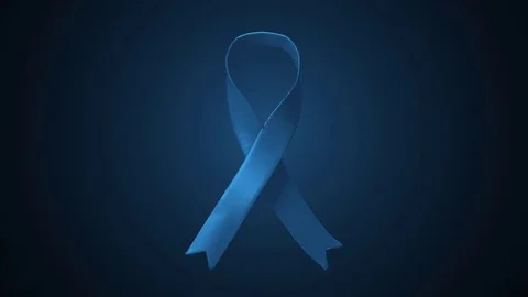 Animated Blue Ribbon from Below Stock Footage 82279436