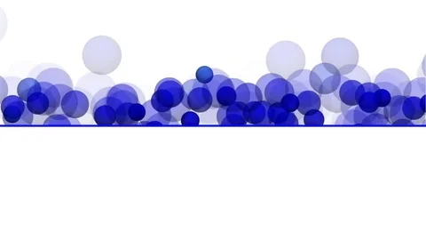 Animated blue slow moving circles useful for branding Stock Footage 81162550