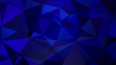 Animated Blue Triangle Fractal Backdrop Stock Footage 132639371