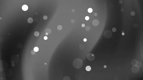 Animated Blurred black gray abstract background with circular white bokeh Stock Footage 346376451
