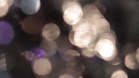 Animated bokeh transition with light leaks in the background video Stock Footage 317453891