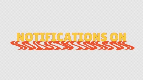Animated bold cta button notifications on with dynamic distorted shadow Stock Footage 320246317
