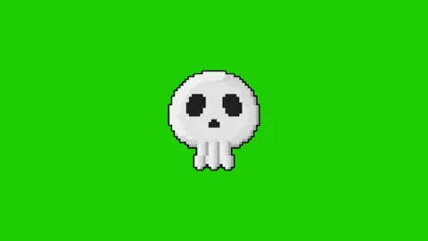 Animated Bone Motion Effect on Green Screen Stock Footage 341079121