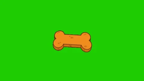 Animated Bone Motion Effect on Green Screen Stock Footage 341079732