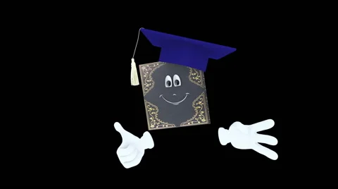 Animated Book Character 库存影片 53181063