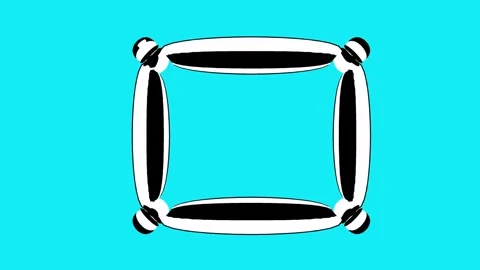 Animated border. Video stock 310127929