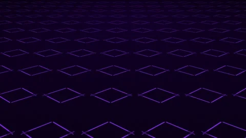 Animated bouncing vivid fading lines creating mirrored symmetrical pattern Video stock 328555332