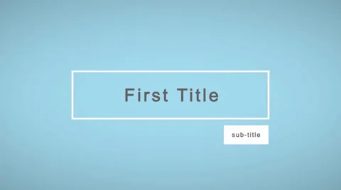Animated box Simple 스톡 After Effects