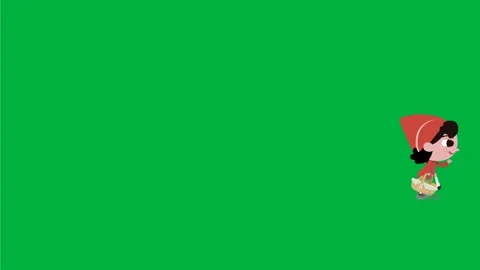 Animated boy running on green screen perfect for animation storytelling Stock Footage 308867937