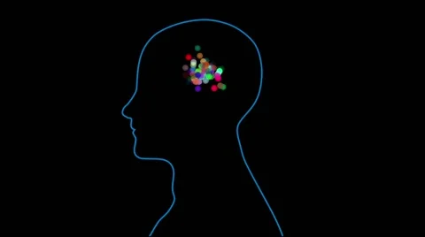 Animated Brain Activity With Particle 05 Stock Footage 45270706