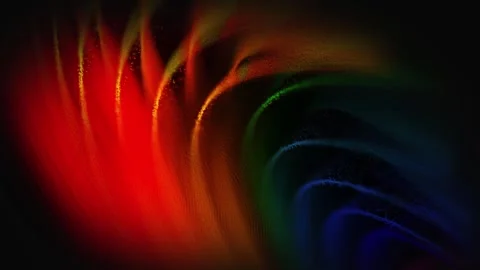 Animated Bright Landscape of Particles Stock Footage 211827348