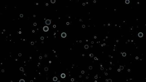 Animated bubble particle background Stock Footage 297657937