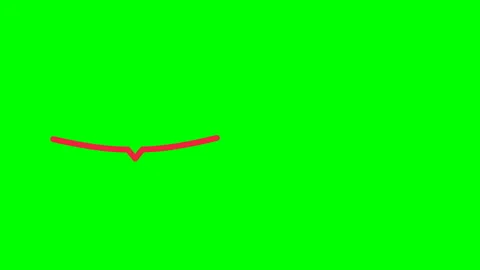Animated Bubble Red Bracket Call Green Screen Motion Overlay Stock-Footage 347447550