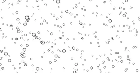 Animated bubbles on Black Background Stock Footage 106903122
