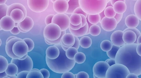 Animated Bubbles. Video stock 45900876