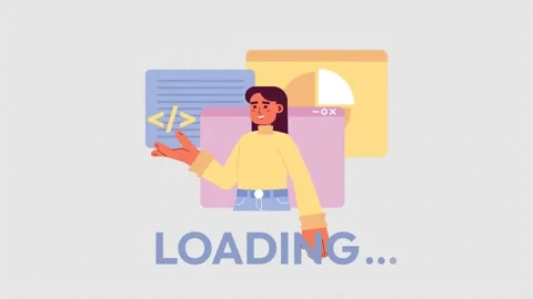 Animated building website loader Stock-Footage 237276696