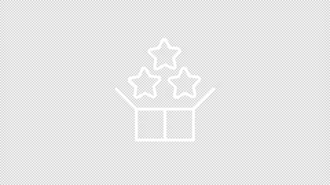 Animated bundle white line ui icon 스톡 동영상 222943140