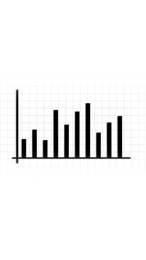 Animated business data bar graph chart showing finance growth success stati.. Stock Footage 317772681