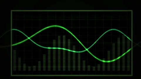 Animated business finance data graph chart. Stock Footage 335104392