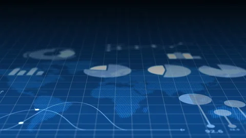 Animated business infographic elements collection. Stock Footage 201515050