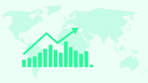 Animated Business Performance Graph, Business Progress Graph Animation Vidéo 309958809
