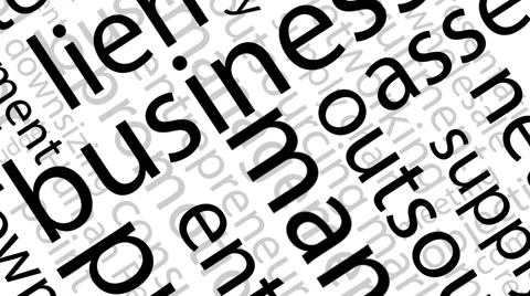 Animated Business Words Vídeo Stock 40428942