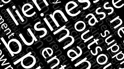 Animated Business Words Vídeo Stock 40429026